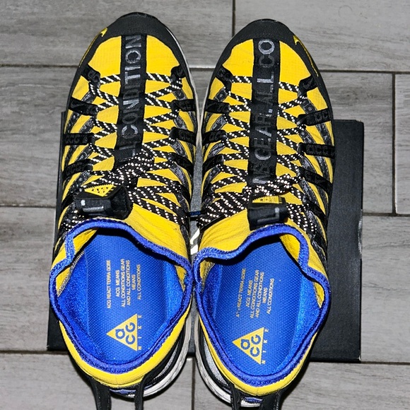 Nike ACG React Terra Gobe. Size 10 Men’s- Amarillo/Blue/Blk Colorway - Picture 7 of 11